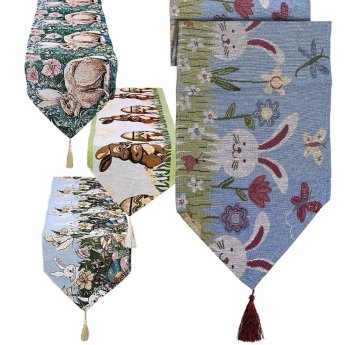 73-2249 Runner Διακόσμησης Τραπεζιού Πασχαλινό 180x34cm