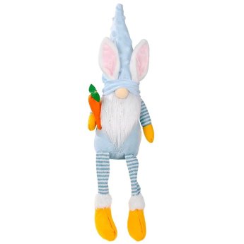 73-2235 Φιγούρα Πάνινη με Αυτιά Λαγού ΚΑΙ Καρότο 38cm