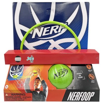 73-2229 Λαμπάδα Nerf Sports Μπασκέτα με Μπάλα Nerfoop Μπάλα-o10cm
