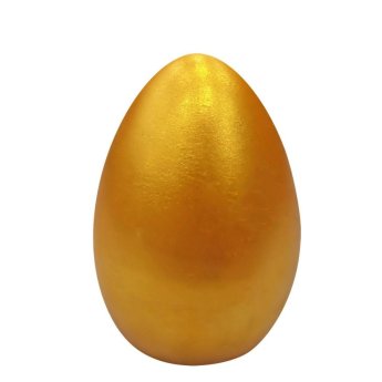 73-2208 Αυγό Κεραμικό Χρυσό Μικρό 10x7cm