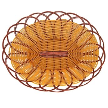 73-2203 Καλάθι Πλαστικό Οβάλ 27x22x8cm