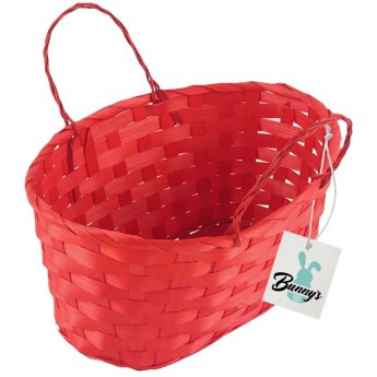 73-2156 Καλάθι Μπαμπού Οβάλ με Λαβές 24x15x11cm