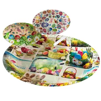 73-2123 Δίσκος Οβάλ Βαθύς Πασχαλινός 39x29cm