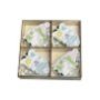 73-2187 Νάνοι Ξωτικά Ξύλινοι Κρεμαστοί με Λουλούδια σετ-12τεμ Ξύλινο κουτί-13x13cm