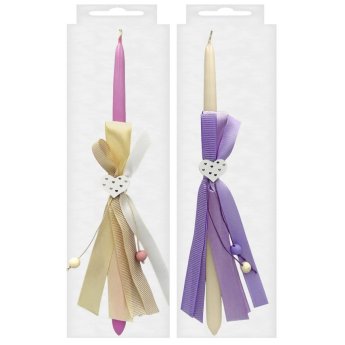 73-1919 Λαμπάδα Καρδιά 37cm