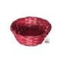 73-1467 Καλάθι Bamboo Κόκκινο o18x7cm