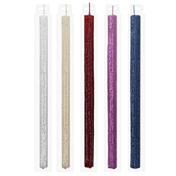 73-1305 Λαμπάδα Τετράγωνη Ανάγλυφη ματ 35x2cm