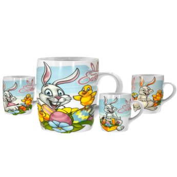 73-477 Κούπα Πασχαλινή Κεραμική 9.5x8.5cm 330ml