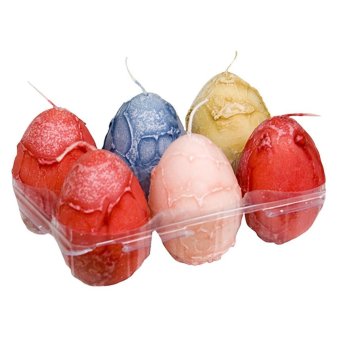 73-739 Κερί Αυγό Χρωματιστό 5.8x4.5cm