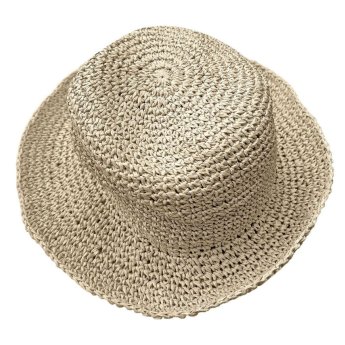 42-3333 Καπέλο Ψαθόχαρτο Χειροποίητο Μαλακό Εκρού o29cm