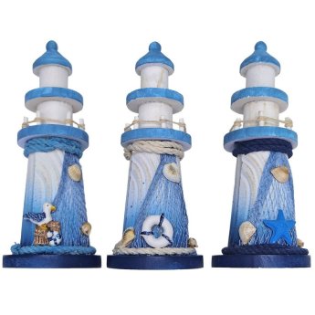 12-2013 Φάρος Ξύλινος 20cm