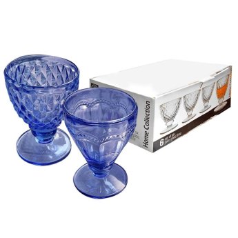 80-1932 Μπωλ Κολωνάτα Χρωματιστά 6τεμ 13x9cm  220ml