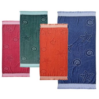 42-825 Πετσέτα Θαλάσσης Ζακάρ Μονόχρωμη 75x150cm  -450gr