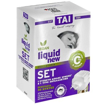 42-1909 Εντομοκτόνο TAI Liquid σετ με Συσκευή Διπλής Χρήσης ΚΑΙ Ανταλλακτικό