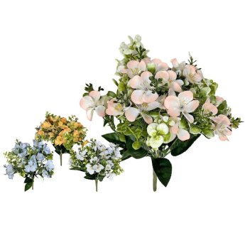 73-2192 Μπουκέτο 9 Λουλούδια Γαρδένιες 33cm