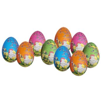 73-1689 Αυγα Χάρτινα 9 τεμ Κότα 6cm