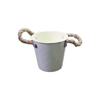 10701320 Γλαστράκι μεταλλικό 12.5 x 14.5cm