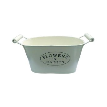 10701328 Γλάστρα μεταλλική 27x 13x 11.5cm