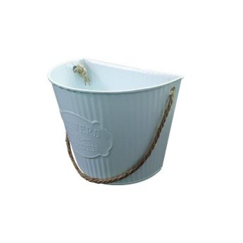 10701329 Γλάστρα μεταλλική 17x 10.5x 13.5cm