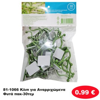 81-1066 Κλιπ για Αναρριχώμενα Φυτά πακ-30τεμ