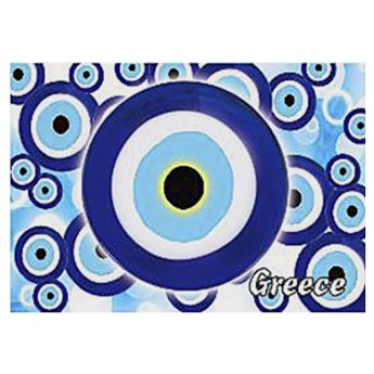 96-738 Μαγνητάκι Ματάκια Γούρι 8x5.5cm