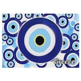 96-738 Μαγνητάκι Ματάκια Γούρι 8x5.5cm