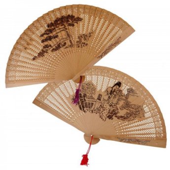 1326-04 ΒΕΝΤΑΛΙΑ ΞΥΛΙΝΗ ΜΕ ΣΧΕΔΙΟ ΑΡΩΜΑΤΙΚΗ set 25ΤΜΧ 23CM