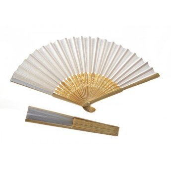 1326-02 ΒΕΝΤΑΛΙΑ ΧΑΡΤΙΝΗ ΜΕ ΞΥΛΙΝΟ ΧΕΡΟΥΛΙ ΣΕΤ 12ΤΜΧ 25CM