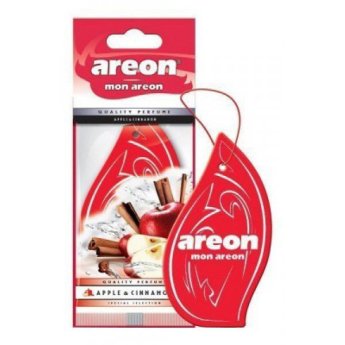 3800034955508 AREON ΑΡΩΜΑΤΙΚΗ ΚΑΡΤΕΛΑ ΚΡΕΜΑΣΤΗ ΑΥΤΟΚΙΝΗΤΟΥ MON APPLE ΚΑΙ  CINNAMON  MA24