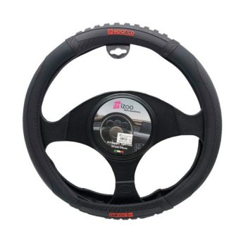 1188-40 SPARCO ΚΑΛΥΜΜΑ ΤΙΜΟΝΙΟΥ ΜΑΥΡΟ 37CM-39CM