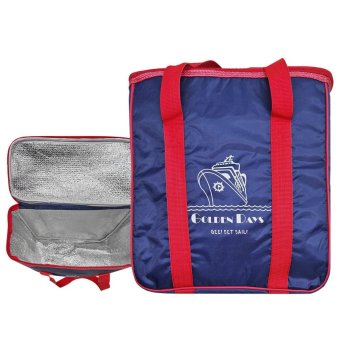 42-2815 Ψυγείο Ισοθερμικό Μεγάλο Σχέδιο Πλοίο 34x33x15cm