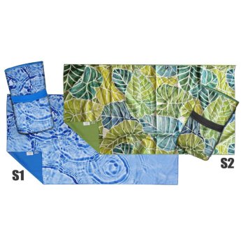 42-2940 Πετσέτα Θαλάσσης Τυπωμένη Suede Μικροίνες 85x160cm -245gr