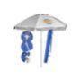 42-2343 Ομπρέλα Παραλίας Alu-Fiberglass 2m με Επένδυση UV