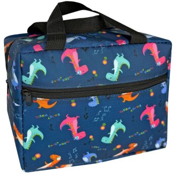 50-3580 Ισοθερμικό Τσαντάκι Φαγητού Δεινόσαυρος. Με 2 Θήκες 22x19x12cm