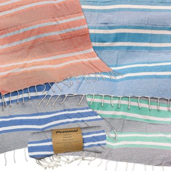 42-3368 Πετσέτα Θαλάσσης Pestemal Ρόμβοι Ανάγλυφο Ύφασμα -280g 90x180cm