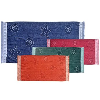 42-825 Πετσέτα Θαλάσσης Ζακάρ Μονόχρωμη 75x150cm -450gr