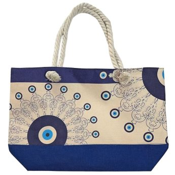 42-3346 Τσάντα Παραλίας Γιούτα Greece 54x37x15cm