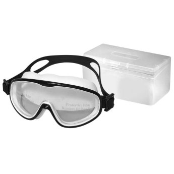 42-3221 Γυαλάκια Σιλικόνης Ενιαία Μάσκα Ασπρόμαυρα Ενηλίκων