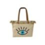 42-3124 Τσάντα Παραλίας Cotton Μάτι 50x36x14cm