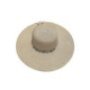 42-3330 Καπέλο Ψαθόχαρτο Πετράδια Ματάκι Μπεζ o42cm
