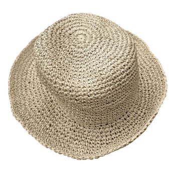 42-3333 Καπέλο Ψαθόχαρτο Χειροποίητο Μαλακό Εκρού o29cm