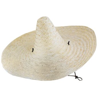 42-1821 Καπέλο Ψάθινο Μεξικανού Ενηλίκων o53cm