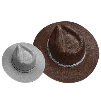 42-2468 Καπέλο Μονόχρωμο Υφασμάτινη Πλέξη Ενηλίκων o36cm