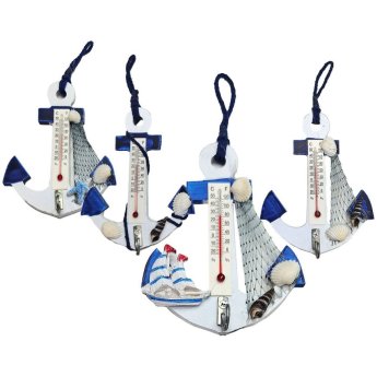 42-3104 Άγκυρα με Θερμόμετρο Κρεμάστρα 12x10cm