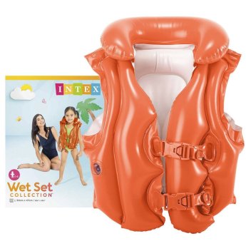 42-2841 Γιλέκο Θαλάσσης Πορτοκαλί  Intex 50x47cm