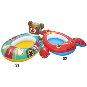 42-2852 Φουσκωτό Βαρκάκι Αρκουδάκι KAI Καβουράκι Bestway Αρκουδάκι-109x69cm. Καβουράκι-117x116cm