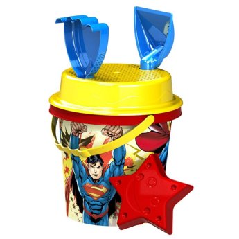 42-761 Κουβαδάκι Superman σετ-5τεμ Φ17cm