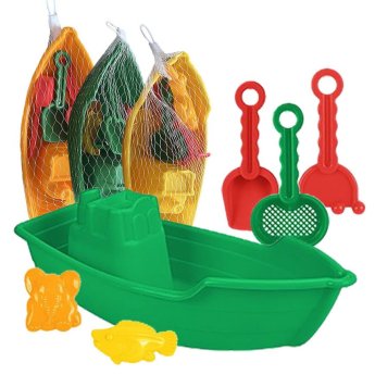 42-3219 Βαρκάκι Παραλίας σετ-6 τεμ 30x13x10cm