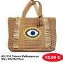 42-3110 Τσάντα Ψαθόχαρτο με Μάτι 48x36x15cm