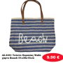 42-3351 Τσάντα Παραλίας Ψαθόχαρτο Beach 51x39x15cm